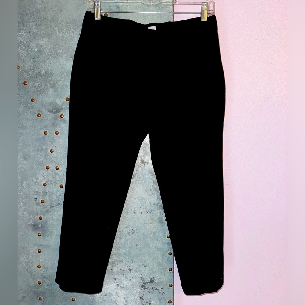 GAP Slim crop black pants 4P